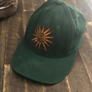 breaking in a baseball hat